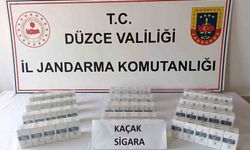 Düzce'de 177 bin 400 makaron ele geçirildi