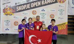 Düzceli genç taekwondocular Makedonya'da tarih yazdı