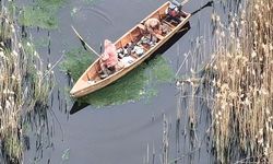 Eber Gölü'nde kaçak avlanan 4 kişi dron ile tespit edildi