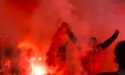 Edirne'de Galatasaray'ın galibiyeti coşkuyla kutlandı