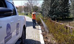 Elazığ'da haşereyle mücadele sürüyor