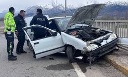 Erzincan'da trafik kazası: 2 yaralı