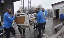 Evde bakım hastasına ortopedik yatak hediyesi