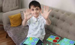 Evde eğitim gören özel çocuklara 23 Nisan sürprizi