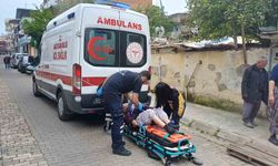 Evin bahçesinde düşen yaşlı kadın için ekipler seferber oldu