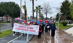 Fatsa'da otizm için farkındalık yürüyüşü