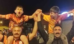 Galatasaray'ın Fenerbahçe galibiyeti sonrası Ardahan'da büyük coşku