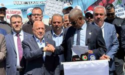 HAK-İŞ'ten Sudan ile dayanışma eylemi