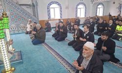 Hisarcık'ta şehit polisler için mevlit okutuldu