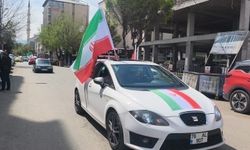 Iğdır'da 500 araçlık konvoyla 'Zalimin Karşısındayız' mesajı