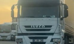 İkiz plakalı tır, vatandaşın dikkati sayesinde yakalandı