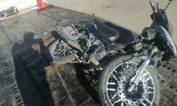 Isparta'da otomobil ile motosikletin çarpıştığı kazada 1 kişi yaralandı