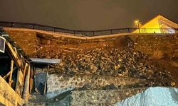 İspir'de heyelan: 2 konut boşaltıldı