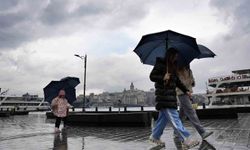 İstanbul'da yağmur sonrası manzara havadan görüntülendi