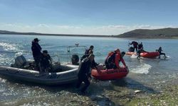 İvriz Baraj Gölü'nde gerçeğini aratmayan tatbikat