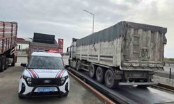 Jandarmadan tonaj uygulaması: 2 araca 120 bin lira ceza kesildi