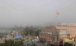 Karadeniz'de sis alarmı: Samsun sahili görünmez oldu