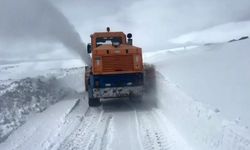Kars'ta kar ve tipi: Kapalı köy yollar için çalışma başlatıldı