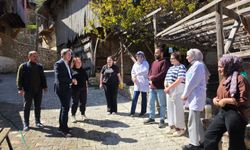 Kaymakam Arıkan'dan Apçağa köyünde restorasyon çalışmaları incelemesi