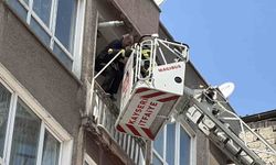 Kayseri'de 5 katlı binada yangın çıktı: 1'i bebek 5 kişi kurtarıldı