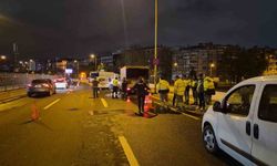 Kaza yapan motosiklet sürücüsü ağır yaralandı