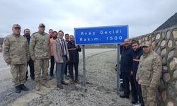 Kemaliye'de 'Çimento Geçidi'nin adı 'Avaz Geçidi' olarak değiştirildi