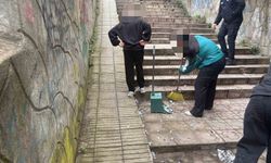 Kendileri kirletti, kendileri temizledi