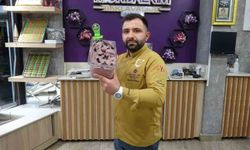 Kilis'in 'horoz karası' üzümü dondurmaya dönüştü