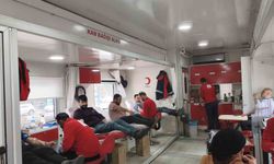 Kızılay'ın Ahlat'taki kan bağışına vatandaşlardan yoğun ilgi