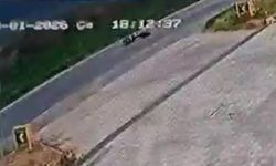 Kontrolden çıkan motosiklet devrildi, sürücüsü yaralandı