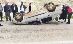 Kontrolden çıkan otomobil takla attı: 1 yaralı