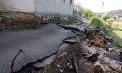 Kozan'da selin izleri havadan görüntülendi