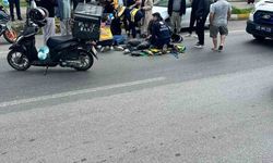 Lüleburgaz'da otomobilin çarptığı motosikletteki 2 genç yaralandı