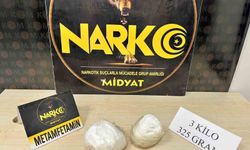 Mardin'de uyuşturucu operasyonunda 3 kilogram metamfetamin ele geçirildi
