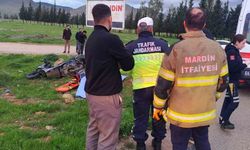 Mardin'de yol kenarına savrulan motosikletin sürücüsü hayatını kaybetti