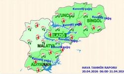 Meteoroloji 13. Bölge Müdürlüğünden, 4 ile kuvvetli yağış uyarısı