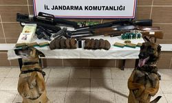 Muş'ta silah ve mühimmat ele geçirildi