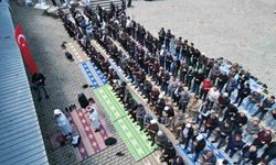 Nasreddin Hoca Mahallesi'nde yağmur ve şükür duası yapıldı