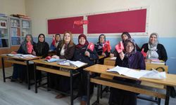 Niğde'de eğitimden uzak kalan kadınlar sıralara geri döndü