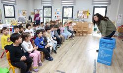 Nilüfer'de miniklere geri dönüşüm eğitimi