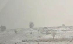 Nisan'da kar sürprizi, Kütahya-Altıntaş arası beyaza büründü