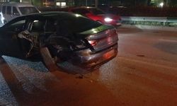 Osmangazi'de trafik kazası: Otomobil takla attı, 1 yaralı