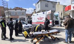 Otomobilin çarptığı yaya yaralandı