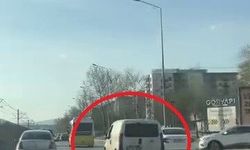 Peş peşe makas attı, trafiği tehlikeye düşürdü