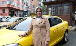 Rize'nin kadın taksi şoförü takdir görüyor