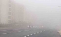 Şanlıurfa'da sis nedeniyle görüş mesafesi düştü
