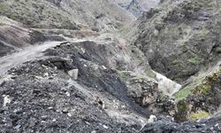 Şırnak'ta yağışla beraber heyelan oluştu