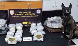 Sivas'ta 12 kilo uyuşturucu ele geçirildi: 2 tutuklama