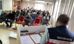 Tavşanlı'da üreticilere bitki koruma eğitimi