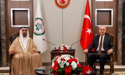 TBMM Başkanı Kurtulmuş, Arap Parlamentosu Başkanı Alyammahi ile görüştü